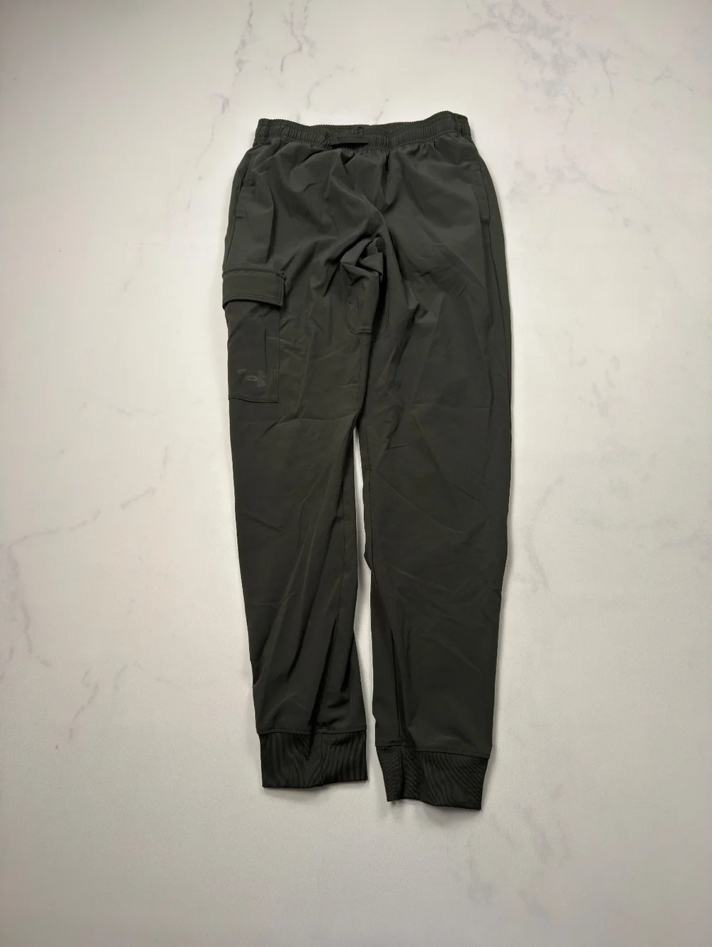Under Armour Cargo Jogger Pants DarkGreen Pockets - Boys Large